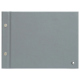 Table screw card - A5 horizontal - Gris ( Nappa - Pantone #c1c6c8 ) 