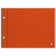 Tarjeta de tornillo de mesa - A5 horizontal - Orange fluo ( Pantone #ff5406 ) 