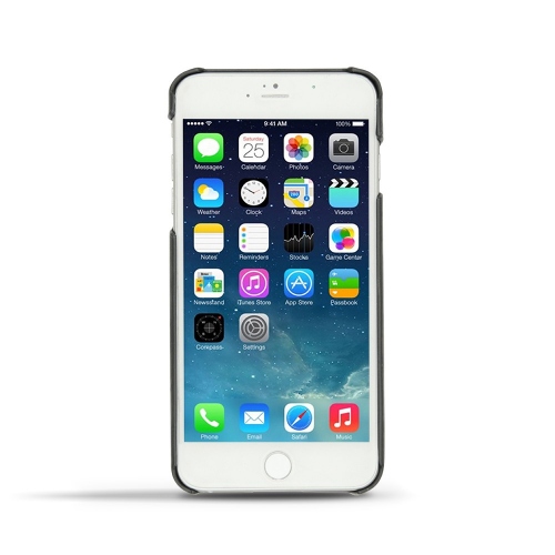 レザーケース Apple iPhone 6 Plus  - Noir ( Nappa - Black ) 
