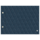 Table screw card - A5 horizontal - Indigo - Couture ( Pantone #1f4565 ) 