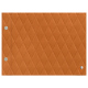 Tarjeta de tornillo de mesa - A5 horizontal - Mandarine vintage - Couture ( Pantone #d47231 ) 