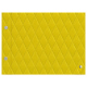 Table screw card - A5 horizontal - Jaune fluo - Couture ( Pantone #c9ff57 ) 