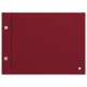 Scheda a vite da tavolo - A5 orizzontale - Rouge passion ( Pantone #a6192e ) 
