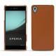 Funda de piel Sony Xperia Z3+ - Xperia Z4 - Marron ( Nappa - Pantone 1615C ) 