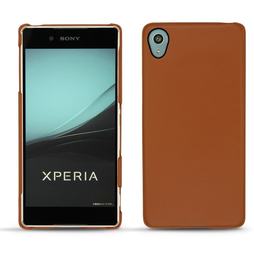 Funda de piel Sony Xperia Z3+ - Xperia Z4Marron ( Nappa - Pantone #8B4720 ) 