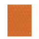 Menu holder - Double A5 - Orange - Couture ( Nappa - Pantone #ff9351 ) 