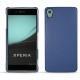 Housse cuir Sony Xperia Z3+ - Xperia Z4 - Indigo ( Pantone 303U ) 