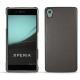 Sony Xperia Z3+ - Xperia Z4 leather case - Anthracite ( Pantone 424C ) 