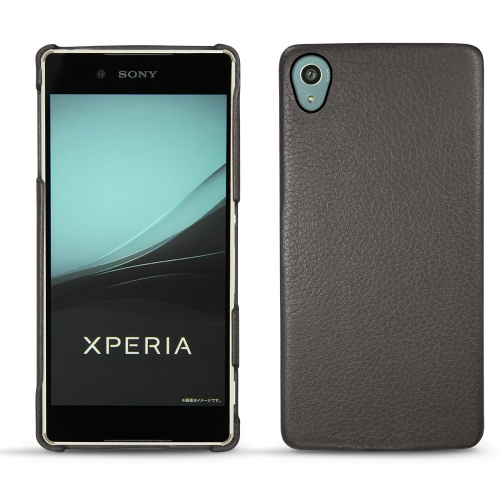Capa em pele Sony Xperia Z3+ - Xperia Z4Anthracite ( Pantone #41403c ) 