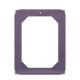 Portamenu A5 - Semplice - Lilas ( Nappa - Pantone #b9a3e3 ) 
