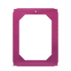 Porta-ementa A5 - Simples - Rose BB ( Pantone #DB599F )