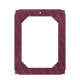 Porta-ementa A5 - Simples - Prune vintage - Couture ( Pantone #612434 ) 
