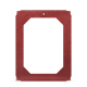 Porta-ementa A4 - Simples - Cerise vintage ( Pantone #a6302e ) 