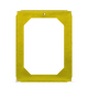 Portamenu A4 - Semplice - Jaune fluo ( Pantone #c9ff57 ) 