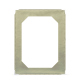 Menu holder A4 - Single page - Beige PU ( Pantone #ceb888 ) 