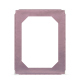 Porta-ementa A4 - Simples - Rose PU ( Pantone #efbae1 ) 