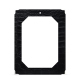 Porte-menu A4 - Simple - Crocodile nero ( Noir / Black) 