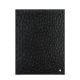 Portamenù - Doppio A5 - Autruche nero ( Noir / Black) 