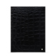 Suporte do menu - Duplo A5 - Crocodile nero ( Noir / Black) 