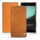 Capa em pele Sony Xperia Z3+ - Xperia Z4 - Mandarine vintage - Couture