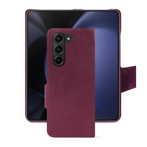 Funda Samsung Galaxy Z Fold 5 | Protección personalizada, premium y chicPrune vintage ( Pantone #612434 ) 