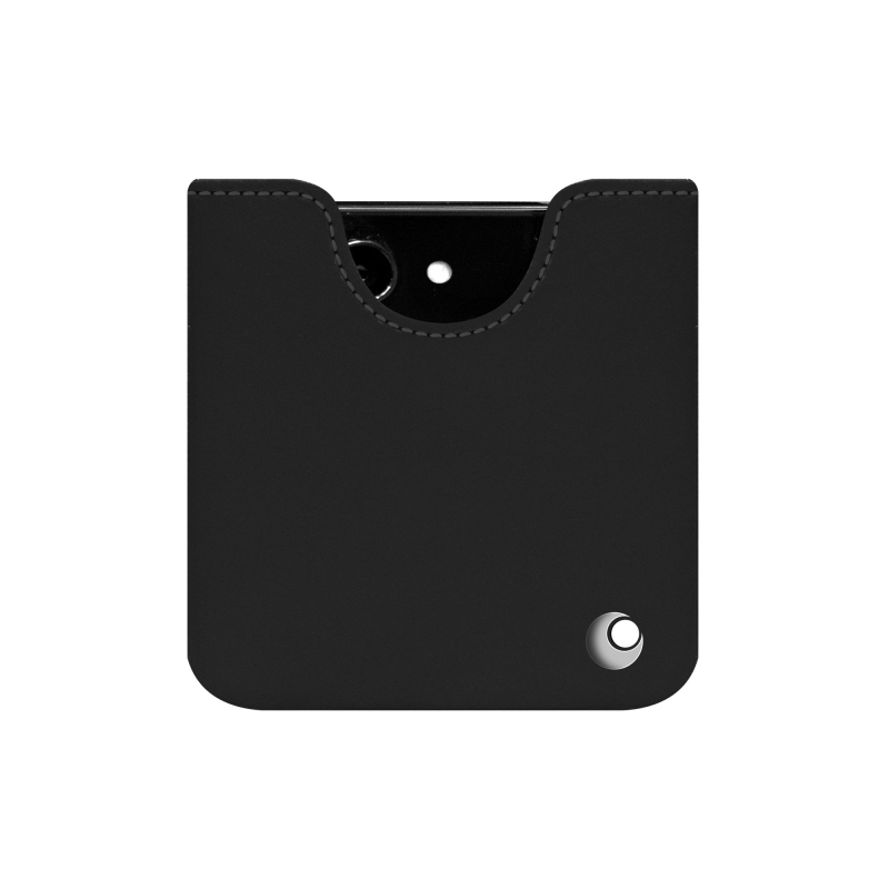 Samsung Galaxy Z Flip5 leather pouch - Noir ( Nappa / Black ) 