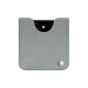 Samsung Galaxy Z Flip5 leather pouch - Gris ( Nappa - Pantone #c1c6c8 ) 