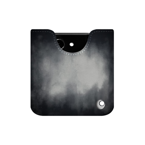 Élégante pochette (cuir, similicuir ou vegan) pour Galaxy Z Flip5Gris Patine