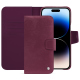 Apple iPhone 15 Pro Max leather case - Prune vintage ( Pantone #612434 ) 