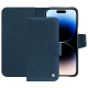 Custodia in pelle Apple iPhone 15 Pro Max - Indigo ( Pantone #1f4565 ) 