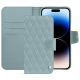 Funda de piel Apple iPhone 15 Pro Max - Bleu ciel - Couture ( Nappa - Pantone #abcae9 ) 