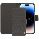 Capa em pele Apple iPhone 15 Pro Max - Anthracite - Couture ( Pantone #41403c ) 