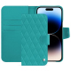 Funda de piel Apple iPhone 15 Pro Max - Bleu fluo - Couture