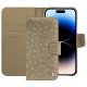 Funda de piel Apple iPhone 15 Pro Max - Autruche desert ( Pantone #A39382 ) 
