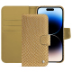 Custodia in pelle Apple iPhone 15 Pro Max - Serpent sabbia ( Pantone #D2BA92 )