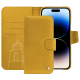 Funda de piel Apple iPhone 15 Pro Max - Jaune soulèu ( Pantone #F3B934 )