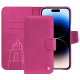 Capa em pele Apple iPhone 15 Pro Max - Rose BB ( Pantone #DB599F )