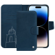 Capa em pele Apple iPhone 15 Pro Max - Blu mediterran ( Pantone #0E3043 )