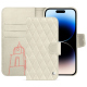Capa em pele Apple iPhone 15 Pro Max - Blanc escumo - Couture ( Pantone #D6D6D1 )