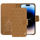 Capa em pele Apple iPhone 15 Pro Max - Castan esparciate - Couture ( Pantone #824F2A )