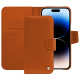 Capa em pele Apple iPhone 15 Pro Max - Orange vibrant ( Pantone #e36b39 ) 