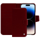 Apple iPhone 15 Pro Max leather case - Rouge Veggie ( Pantone #862633 ) 