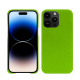 Capa em pele Apple iPhone 15 Pro Max - Vert fluo ( Pantone #00ab5f ) 