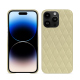 Custodia in pelle Apple iPhone 15 Pro Max - Beige - Couture ( Nappa - Pantone #ceb888 ) 