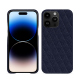 Custodia in pelle Apple iPhone 15 Pro Max - Cobalt - Couture ( Pantone #2b253f ) 