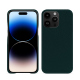 Coque cuir Apple iPhone 15 Pro Max - Vert séduisant ( Pantone #1d3c34 ) 