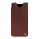 Samsung Galaxy Z Fold5 leather pouch - Passion vintage ( Pantone #591d16 ) 