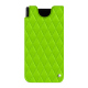 Funda de piel Samsung Galaxy Z Fold5 - Vert fluo - Couture ( Pantone #00ab5f ) 