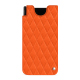 가죽 커버 Samsung Galaxy Z Fold5 - Orange fluo - Couture ( Pantone #ff5406 ) 