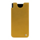 Samsung Galaxy Z Fold5 leather pouch - Jaune soulèu ( Pantone #F3B934 )